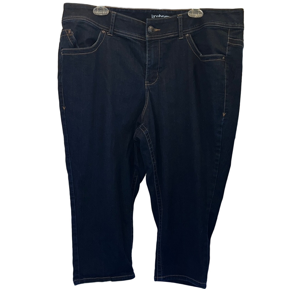 Lane Bryant Dark Blue Crop Jeans, Size 20